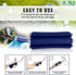 Golf Club Carrier with Brush & Key Chain - Holds 6 Golf Clubs, Keeps Clubs Visible, Clean & Dry - Premium Quality Holder