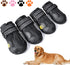 XSY&G Dog Boots, Waterproof Dog Shoes with Reflective Rugged Anti-Slip Sole, Outdoor Dog Booties for Medium to Large