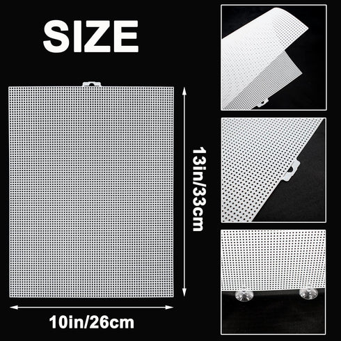 2 Pack Fish Tank Divider, Clear Plastic Aquarium Dividers with Suction Cups, Juvenile Fish Separator, 10 * 13in