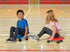 hand2mind Red Indoor Scooter Board with Handles, Sit Down Floor Scooter, Gym Activities for Kids, Indoor Sport Recess