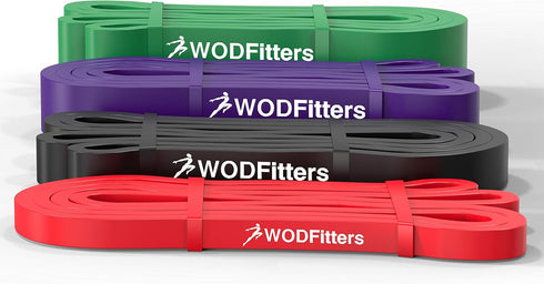 WODFitters Pull Up Assistance Band - For Stretching, Mobility Workouts, Warm Up, Recovery, Powerlifting, Home Fitness