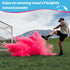 Gender Reveal Soccer Ball Powder Kit, 1 Blue & 1 Pink Exploding Soccer Balls for Baby Shower Supplies