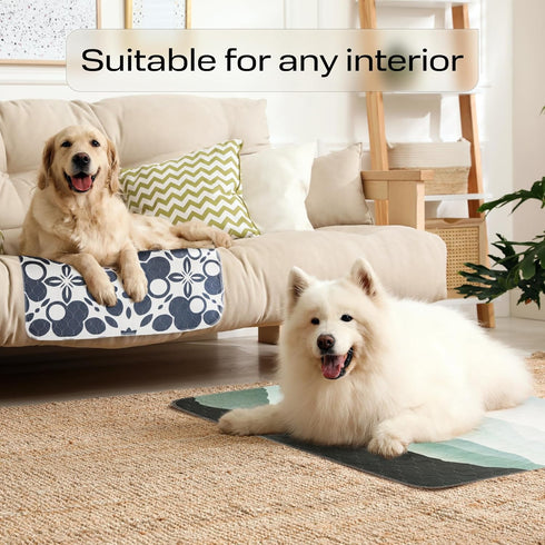 PetSpy Washable Pee Pads for Dogs, Waterproof Reusable Puppy Pads, No-Slip Surface for Potty Training