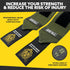Heavy Duty Wrist Wraps & Lifting Straps - 21" Wrist Wraps & 24" Straps for Weightlifting with Silicone Grip
