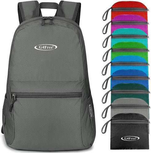 G4Free 20L Lightweight Packable Backpack, Travel Hiking Daypack Foldable for Men Women