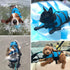 Dog Life Jacket – Easy-Fit Adjustable Belt Pet Saver Swimming Safety Swimsuit (M, Blue)