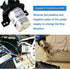 2PCS DC 12V Lab Dosing Pump, 100mL/min Peristaltic Pumps for Aquarium and Home Irrigation