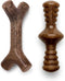 Benebone 2-Pack Maplestick/Zaggler Durable Dog Chew Toys, Real Maplewood, Real Bacon, Made in USA