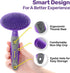 Hertzko Dog Brush, Soft Pin Bristle Pet Brush for Dogs and Cats, Grooming Tool for Long and Short Haired Pets