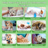 Extra Thick Pet Bathing Wipes for Dogs & Cats, Cleaning & Deodorizing Grooming Gloves, 2 Pack, 12 PCS