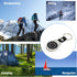 Keychain Pocket Compass Equipment, 2 Pack Key Ring Military Survival Magnetic Mini Metal Compass, Waterproof, Gear Compass for Men Kids Hiking Watch, Suunto, Camping, Adventure Outdoor Accessories