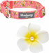 Blueberry Pet Summer Sparkle Dog Collar, Adjustable Large Size, Neck 18"-26", Tropical Flower Baby Pink Hibiscus Floral