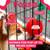 Fossa Interactive Dog Toys, Puzzle Treat Dispenser with Rope for Reducing Boredom and Anxiety