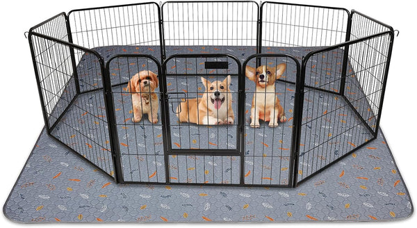 Sunheir Washable Pee Pads for Dogs 72"x72", Extra Large Reusable Puppy Pads