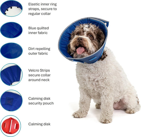 Calm Paws Dog Caring Collar with Calming Sm.