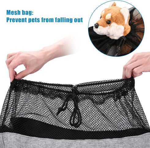 Ownpets Pet Sling Carrier, Fits 15 to 25lbs Extra-Large Dog/Cat, Reversible Hands-Free Bag for Outdoor Travel