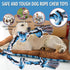 Dog Rope Toys for Large Dogs, Heavy Duty Tough 3 Feet 5 Knots, Indestructible Chew Toys for Aggressive Chewers