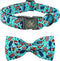 Elegant little tail Independence Day Dog Collar, Holiday Pet Collar with Bow, Durable Adjustable for X-Large Dogs