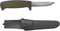 Morakniv Craftline Basic 511 Utility Knife, High Carbon Steel Fixed Blade, 3.6-Inch Blade with Combi-Sheath