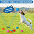 Jenaai 24 Pieces Funny Face Squeaky Dog Toys, Latex Soft Emoticon Balls for Small Medium Dogs