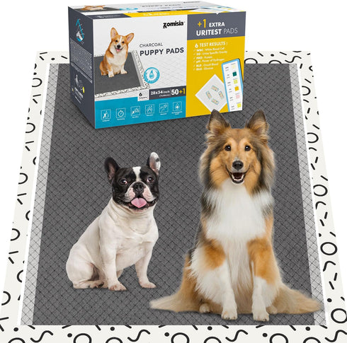 ZOMISIA Charcoal Puppy Pee Pads for Dogs Extra Large, 28"x34" 50 Counts