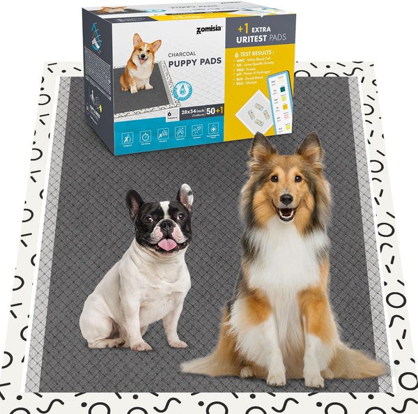 ZOMISIA Charcoal Puppy Pee Pads for Dogs Extra Large, 28"x34" 50 Counts