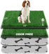 HQ4US 4LEGS Dog Pee Grass with Washable Pee Pads for Dog Litter