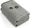 2 Pieces Microfiber Pet Bath Towel, Soft Absorbent Drying Towel for Small Medium Large Dogs and Cats (35 x 20 Inch Grey)