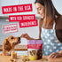 8 Charlee Bear Bearnola Bites Crunchy Dog Treats, Peanut Butter and Honey, Ounce Resealable Bag, Limited Ingredient