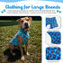 Summer Tooth & Honey Dog Vest Shirt Lightweight Sleeveless Clothing for Pitbulls Large Breeds, Soft Anxiety Shirt