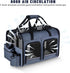 2 2 Cat Carrier for Cats, Foldable Double Cat and Dog Carrier, Small to Medium Size, Front Zippered Compartments,Two
