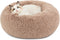 Bedsure Small Cat Bed for Indoor Cats, Washable 20 inches Anti-Slip Round Fluffy Plush Faux Fur Pet Bed, Fits up to 15