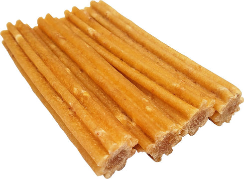 Churro Chew, USA Made, Lactose - Soy - Grain - Gluten Free, 4 Churro Chews, Real Cheese & Peanut Butter Flavor