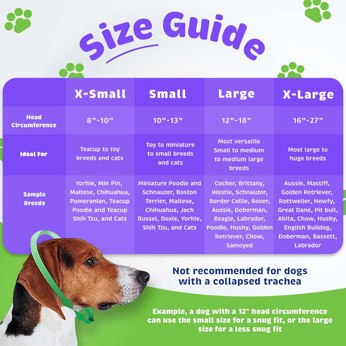 Happy Hoodie The Original Calming Band for Dogs & Cats - Anxiety Relief for Fireworks, Thunderstorms, Grooming