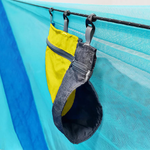 Hammock Organizer Bag, Portable Storage Container for Camping, Climbing, Hiking, Outdoor Sports, Yellow