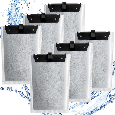 6 Pack Medium Filter Cartridges for Tetra Whisper Bio-Bag Filters, Replacement for TetraFauna ReptoFilter