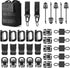 FRTKK Molle Accessories Kit with 34 Attachments for Tactical Backpack Belt Vest D-Ring Locking Gear Clip