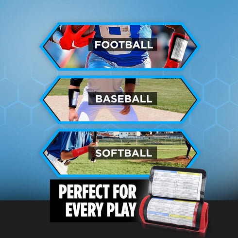 Adult Triple Wrist Coach - Football & Baseball Wristbands