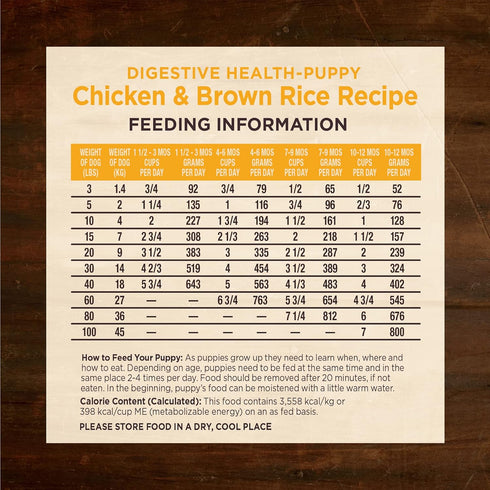 Wellness CORE Digestive Health Dry Puppy Food, Highly Digestible, Made in USA with Real Chicken, 4-Pound Bag