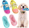 Zhanmai 4 Pieces Dog Shoe Chew Toys - Mini Sneakers Squeaky Chews for Dogs (Yellow, Blue, Pink, Light Green)