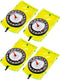 Gejoy 4 Pieces Hiking Compass Orienteering Compass Map Navigation Gear Wilderness Survival Gifts