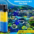 400GPH 30~100 Fish Tank Filter, Ultra Quiet Submersible Sponge Filter for Gallon Aquariums Easy-Clean Bio Sponge