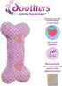 SPOT Soothers Warm Hug Bone, Calming Plush Dog Toy with Lavender Beads for Small to Medium Dogs