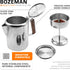 Bozeman 3 [9 COLETTI Induction Coffee Maker Percolator Coffee Pot, Coffee Percolator Brews Kinds of Ways: Fire