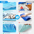 Summer Cooling Mat & Sleeping Pad - Easy Carry, Easy to Clean, Waterproof Bottom, Water Absorption Top, Safe Materials