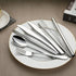 VANDBAO Camping Utensils Set, Portable Travel Cutlery with Case, Includes Extra Steak Knife and Boba Straw