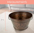 Metal Indestructible Dog Toy Bin - Farmhouse Organizer Storage Basket for Pet Toys, Blankets, Leashes, Lead-Free Copper