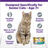 Wellness Complete Health Grain-Free Wet Canned Senior Cat Food, Tuna & Salmon, 3-Ounce Can (Pack of 24)