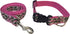 Preston Camouflage Dog Collar and Leash Set - Pink Camo on Pink Webbing (Large)