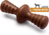 Benebone Zaggler Large Rolling Dog Chew Toy for Aggressive Chewers, Real Peanut, Made in USA